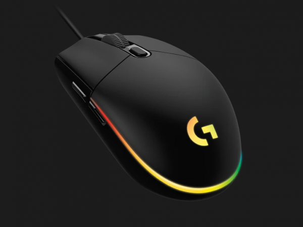 Logitech mouse cu fir G102 RGB, 6 butoane, 8000 dpi,