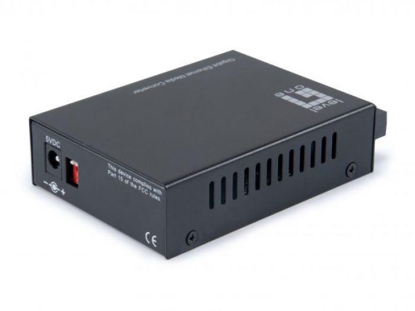 LevelOne GVT-2000  RJ-45 to SFP Gigabit Ethernet Media Converter, - imagine 3