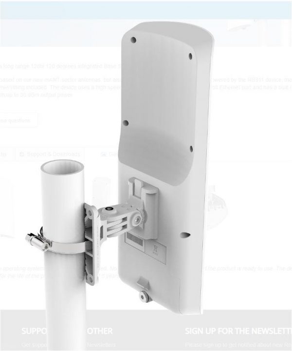Mikrotik Antena externa 12dBi, 120 grade + router wireless integrat, - imagine 3