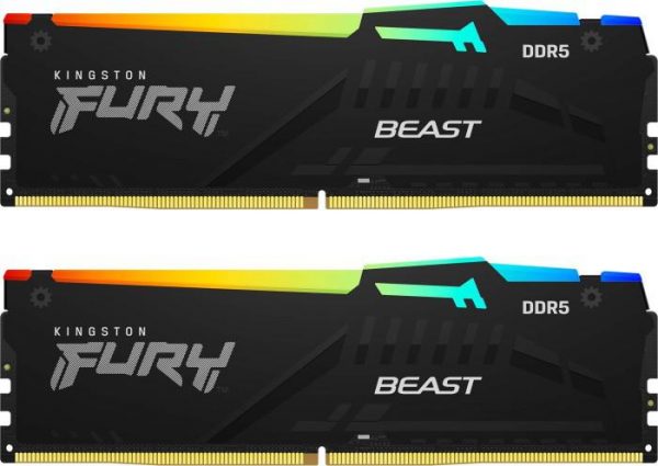 Memorie RAM Kingston FURY Beast RGB 32GB DDR5 6000MHz CL30 - imagine 3