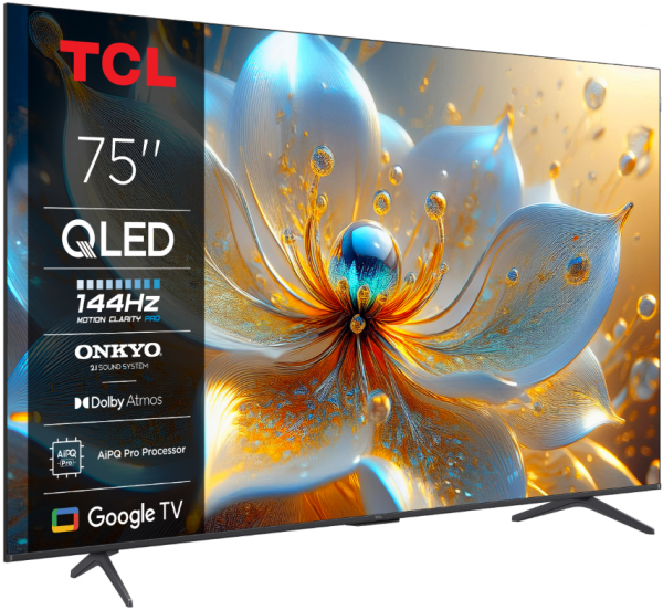 Televizor TCL QLED 75T8C, 189 cm, Smart Google TV, 4K - imagine 3