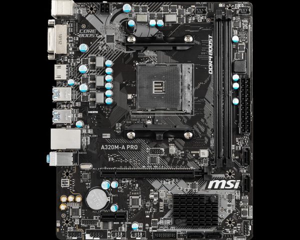 Placa de baza MSI A320M-A PRO, Socket AM4 - imagine 3