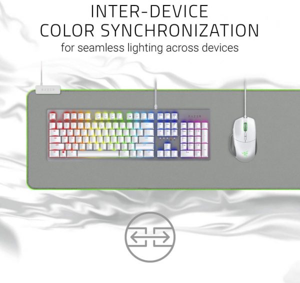 Mouse pad Razer Goliathus Extended Chroma, mercury - imagine 3