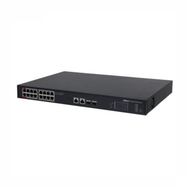 DAHUA Switch 20 porturi, 16 portuti POE, Unmanaged, Layer 2, - imagine 4