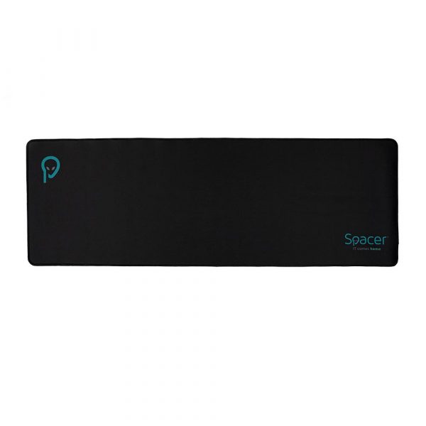 MOUSE PAD SPACER SP-PAD-GAME-B-BK, cauciuc si material textil, 900x300x3mm, negru - imagine 3