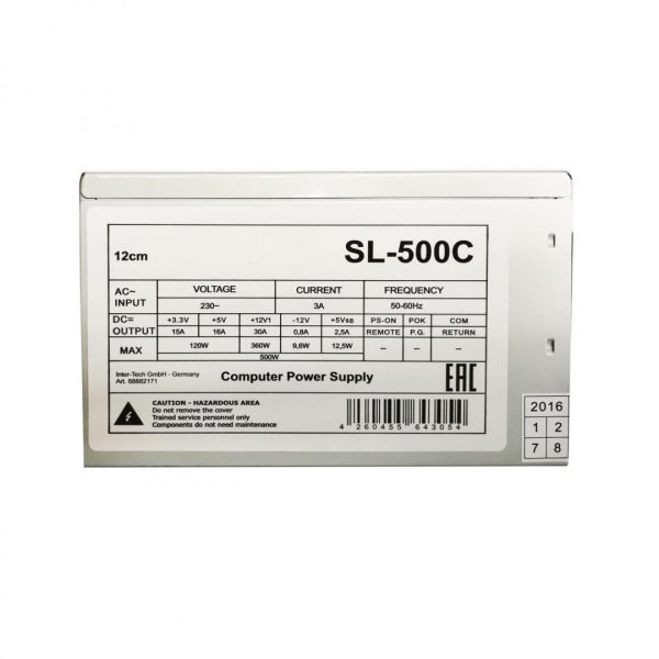 Sursa Inter-Tech SL-500C 500W - imagine 3
