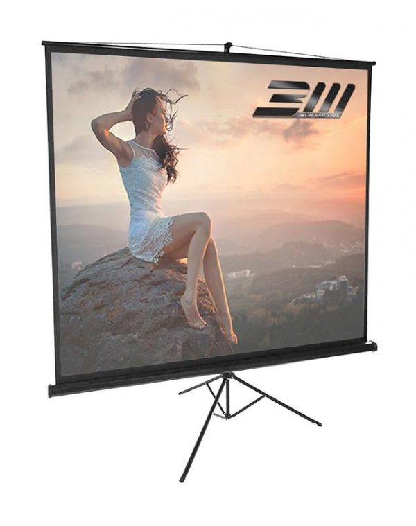 Ecran proiectie trepied, 150 x 150 cm, universal Blackmount, marimevizibila, - imagine 3