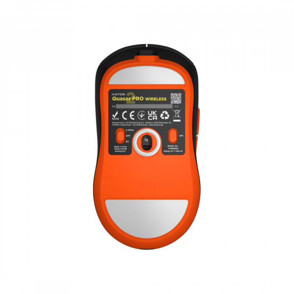 Mouse wireless Hator Quasar 2 Pro, conectivitate 2.4GHz, bluetooth si - imagine 4