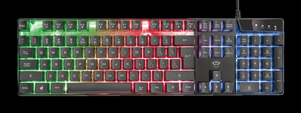 Tastatura Trust GXT 835 Azor, gaming, neagra