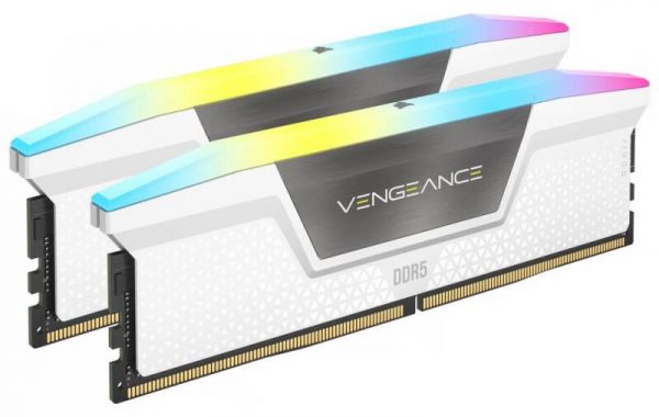 Memorie RAM Corsair Vengeance RGB White 32GB DDR5 5600MHz CL40 - imagine 3