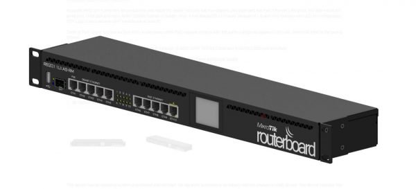 ROUTER MIKROTIK RB2011UIAS-RM, 5xLAN Fast Etherne, 5xLAN Gigabit, USB ,LCD, - imagine 3