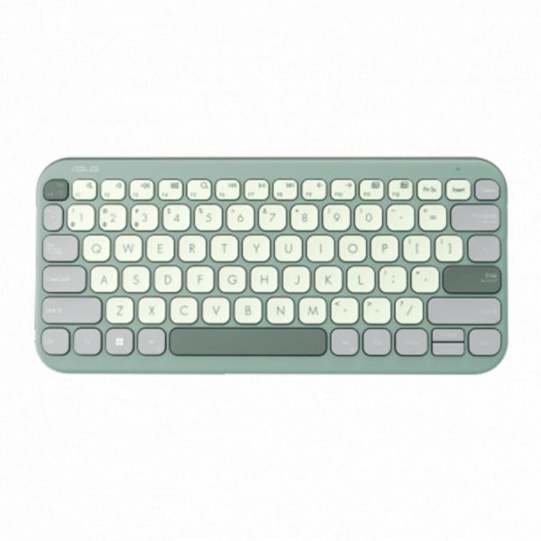 Tastatura wireless ASUS KW100, Culoare: Green Tea Latte, Greutate: 0.374