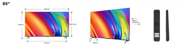 LED TV 4K 85''(216cm) 120Hz TCL 85P745 - imagine 10