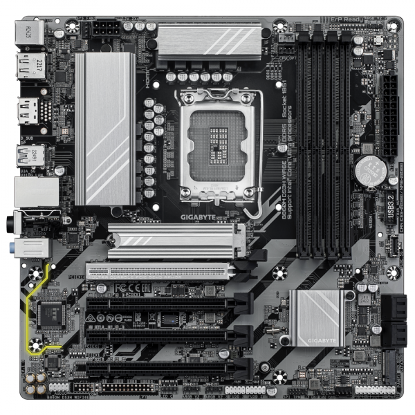 Placa de Baza GIGABYTE B860M DS3H WIFI6E LGA1851 - imagine 3