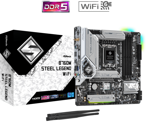 Placa de baza Asrock B760M STEEL LEGEND LGA1700