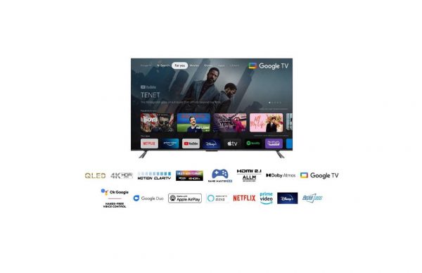 Televizor TCL QLED 85C645, 216 cm (85"), Smart Google TV, - imagine 3