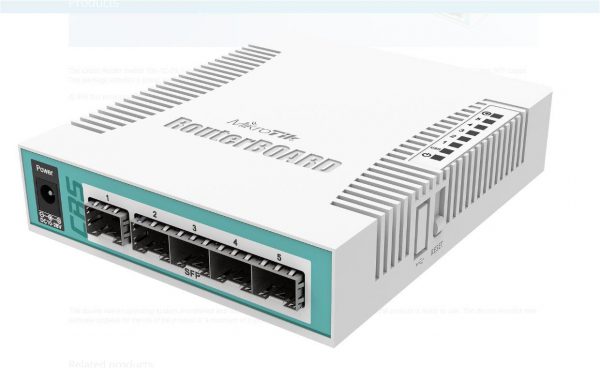 MIKROTIK Cloud Router Switch 106-1C-5S, 1* CPU core count, RAM: - imagine 3