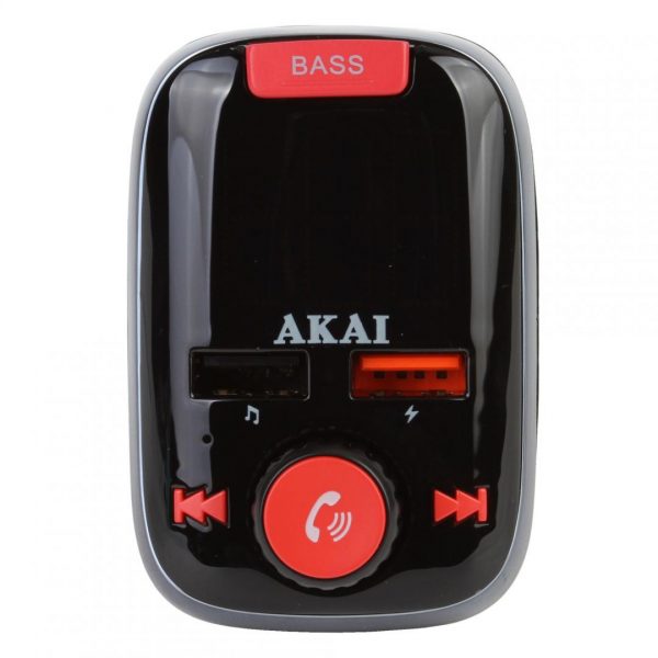 Modulator FM Akai BT FMT-74BT BLUETOOTH HANDSFREE CAR KIT FM - imagine 3