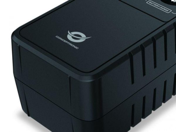 Conceptronic ZEUS05E 650VA 360W UPS, Schuko x 6 (3x surge - imagine 6