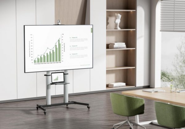 Stand TV mobil Serioux  44-610TW, dimensiuni 1292x717x2327mm, compatibiliate dimensiune - imagine 13