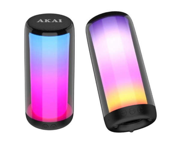 Boxa portabila Akai CS2 GLOW, 10w, negru - imagine 3