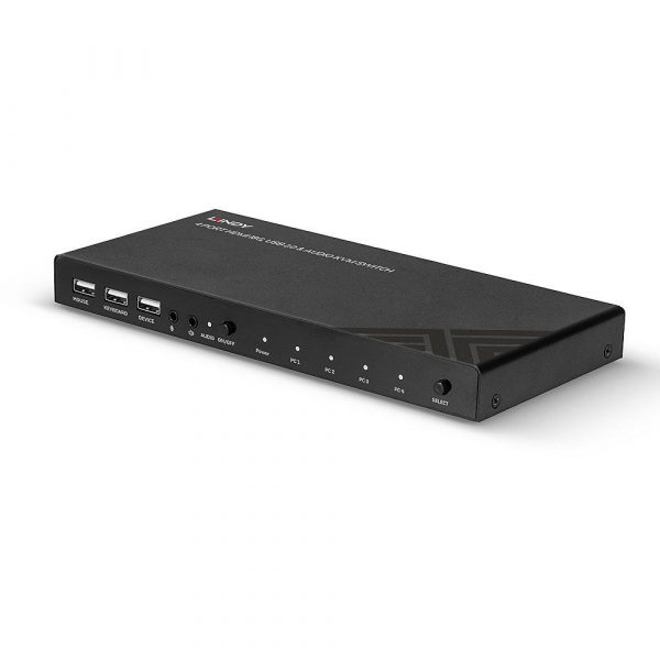 Lindy LY-32810 KVM Switch 4  Port HDMI 4096x2160@60Hz, USB - imagine 3