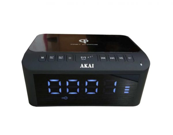 Radio cu ceas Akai USB/BT AKAI ACRB-1000, Wireless Fast Charging, - imagine 3
