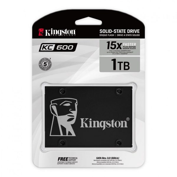 SSD Kingston  KC600, 1TB, 2.5", SATA III - imagine 3