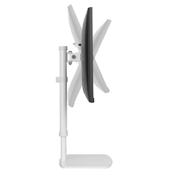 Suport dublu monitor de birou Neomounts FPMA-D890WHITE; pentru display- uri - imagine 3