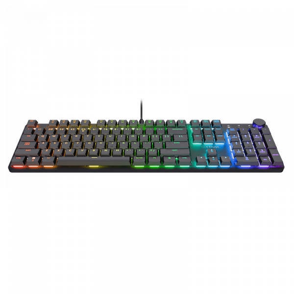 Tastatura mecanica Trust GXT 866 Torix cu fir, swtich linear, - imagine 3