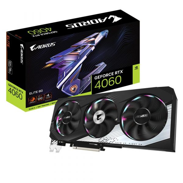 Placa video Gigabyte AORUS GeForce RTX 4060 ELITE OC 8GB,