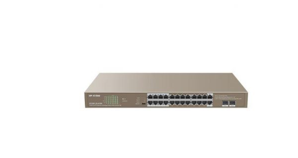Ip-com switch G1126P-24-410W, 24-Port PoE, 24GE + 2SFP Ethernet Switch