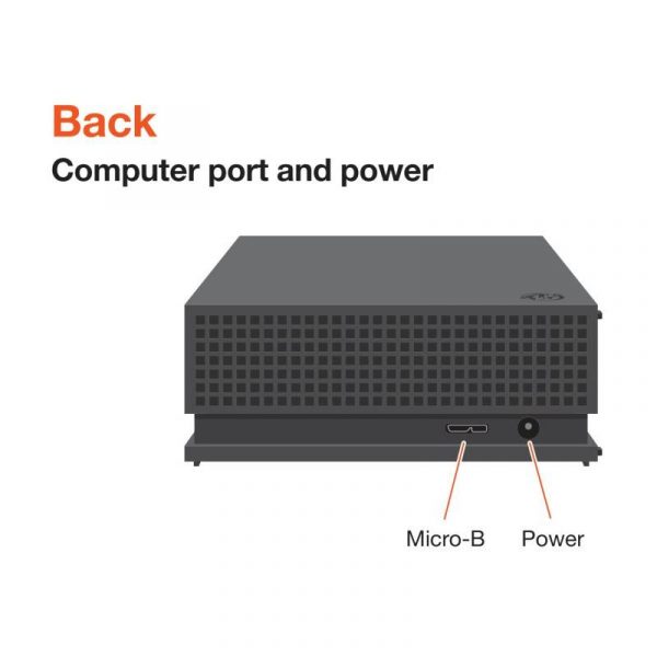HDD Extern Seagate Firecuda Gaming, 8TB, Negru, USB 3.2 - imagine 5