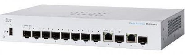 Switch  CISCO CBS350-8S-E-2G, 8 PORTURI 10/100/1000, 2 x SFP,