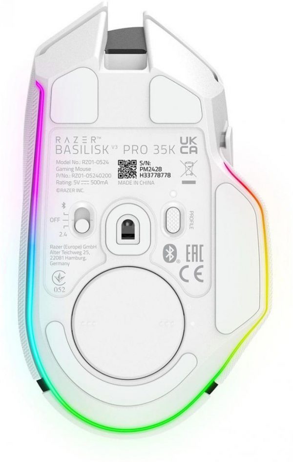 Razer Basilisk V3 Pro 35K, wireless, bluetooth, rezolutie maxima 35000 - imagine 5