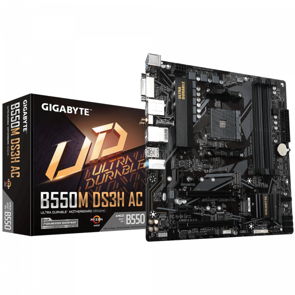 Placa de baza Gigabyte B550M DS3H AC AM4