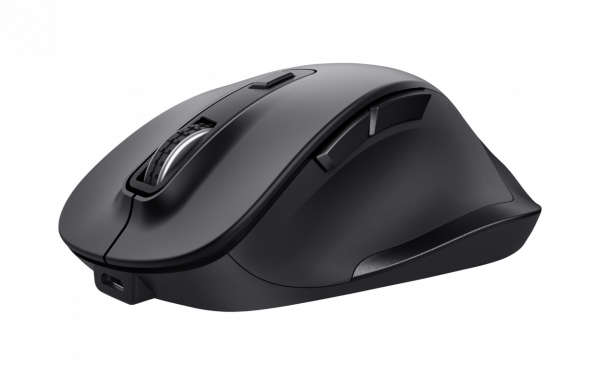 Mouse Trust Fyda ergonomic, reincarcabil, wireless RF 2.4GHz, USB2.0, 6 - imagine 3