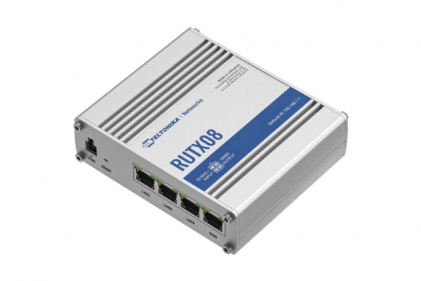 TELTONIKA INDUSTRIAL ETHERNET ROUTER RUTX08, Interfata: 1 x WAN port - imagine 4
