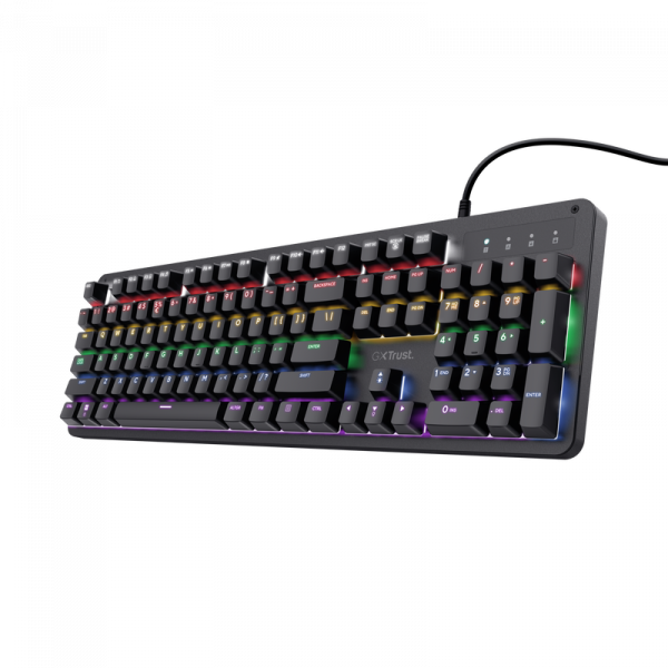 Tastatura Trust GXT863 Mazz cu fir mecanica, negru - imagine 3