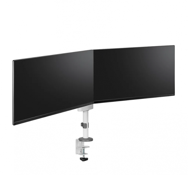 Brat dublu monitor Neomounts DS60-425WH2; pentru display-uri cu diagonale 17"-27", - imagine 4