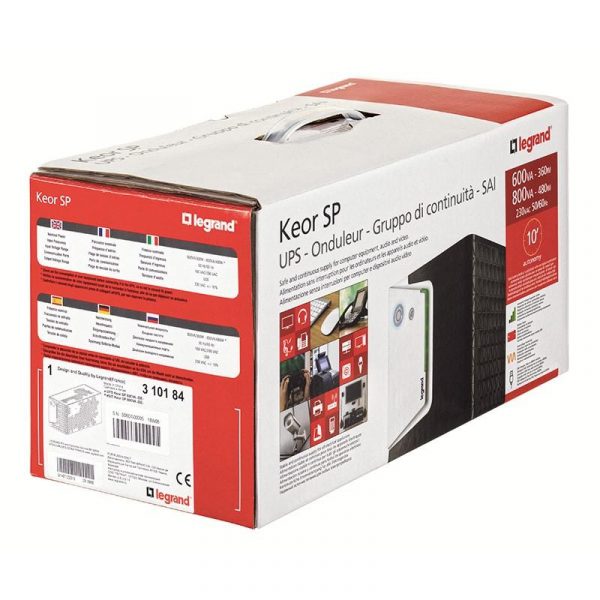 UPS Legrand KEOR SP 800, 800VA/480W, 1x IEC + 1x - imagine 3
