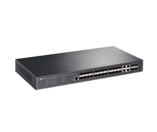 "JetStream™ 24-Port SFP L2+ Managed Switch with 4 10GE SFP+ - imagine 3