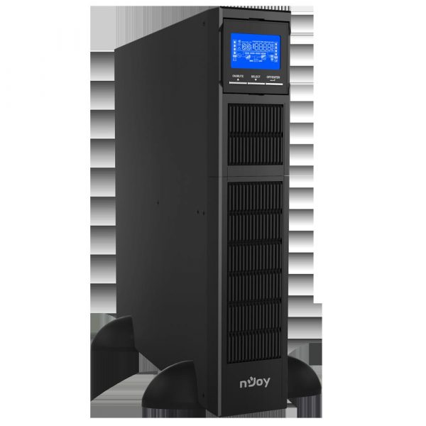 UPS nJoy Balder 1500, 1500VA/ 1500W, On-line, LCD Display, Montare - imagine 3