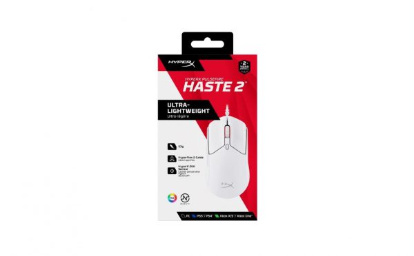 Mouse HP cu fir, HYPERX Pulsefire Haste, Pixart 3327 sensor, - imagine 4