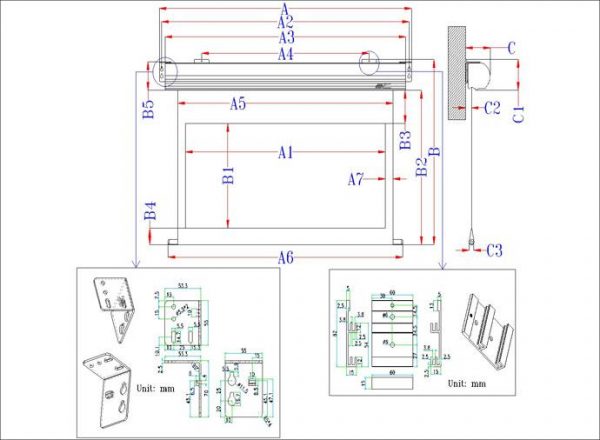 Ecran proiectie electric, perete/tavan, 203.7 x 114 cm, EliteScreens Saker - imagine 7