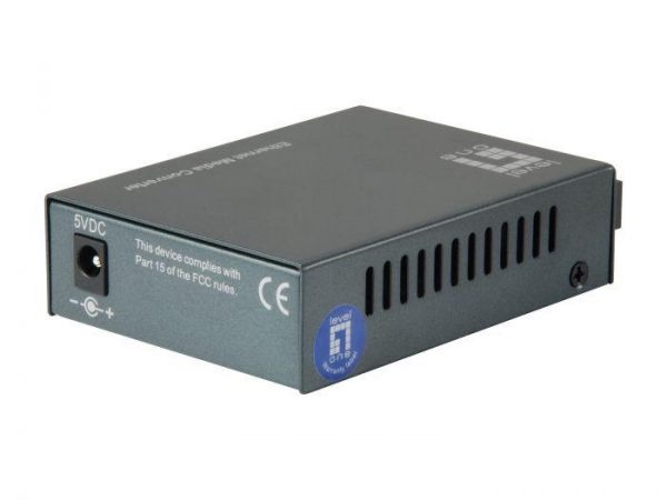 LevelOne FVT-1101  RJ45 to SC Fast Ethernet Media Converter, - imagine 3