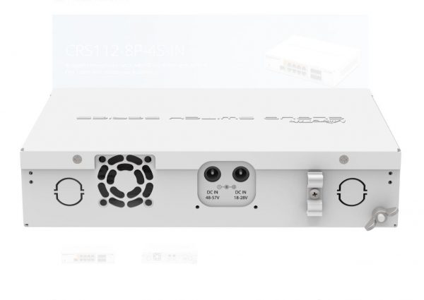 MikroTik Cloud Router Switch 112-8P-4S-IN with QCA8511 400Mhz CPU, 128MBRAM, - imagine 3
