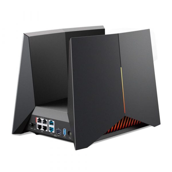 TP-LINK Router wireless TRi-Band Archer GE800, Otel inoxidabil, BE19000, Viteze - imagine 4