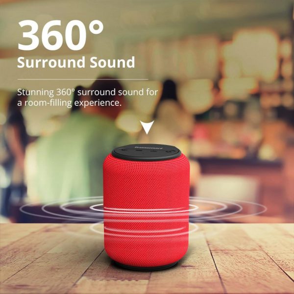 T6 Mini Bluetooth Speaker (Red) - imagine 3