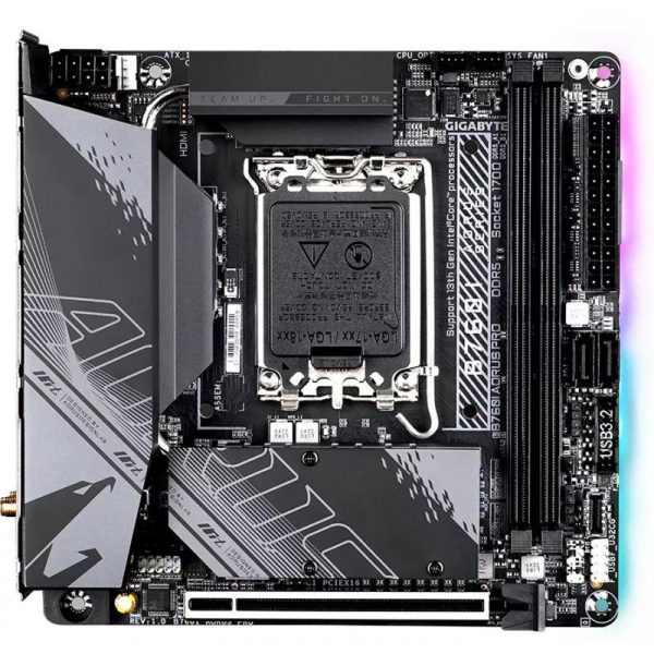 Placa de Baza GIGABYTE B760I AORUS PRO LGA1700 - imagine 3